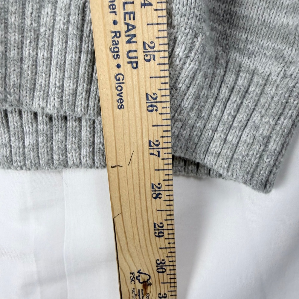 Goodfellow & Co Button Sweater Mens L Gray Textured Knit Grandpa Core Minimalist - Picture 6 of 8
